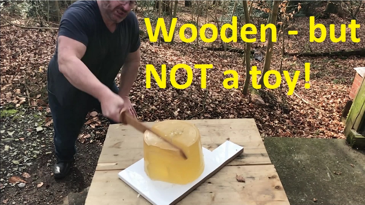 Home Made Wood Sword - Will It Kill?