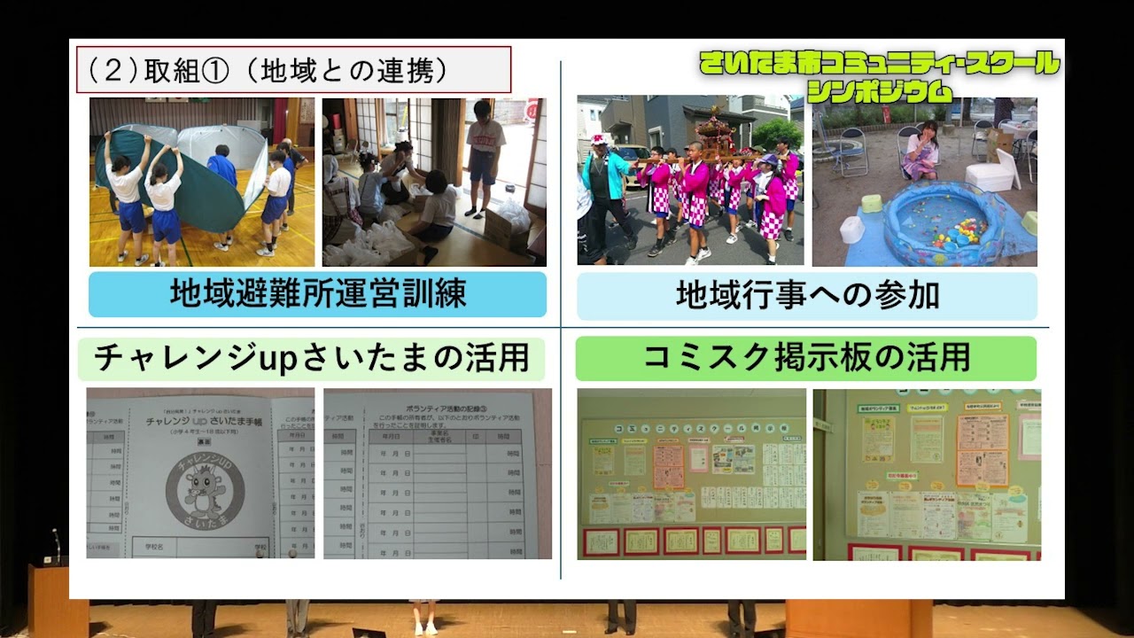 コミュニティ・スクールシンポジウム 第1部_研究協力校による実践発表