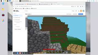 Fantasma escalera en minecraft pi edicion