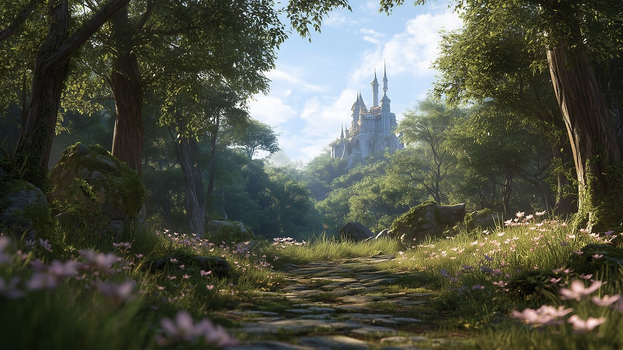 Path to the Sunlit Castle | Relaxing Medieval Fantasy Music ✨