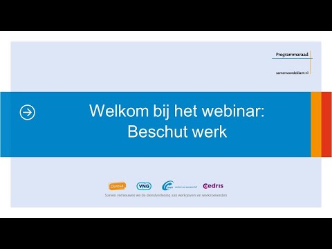 Webinar beschut werk