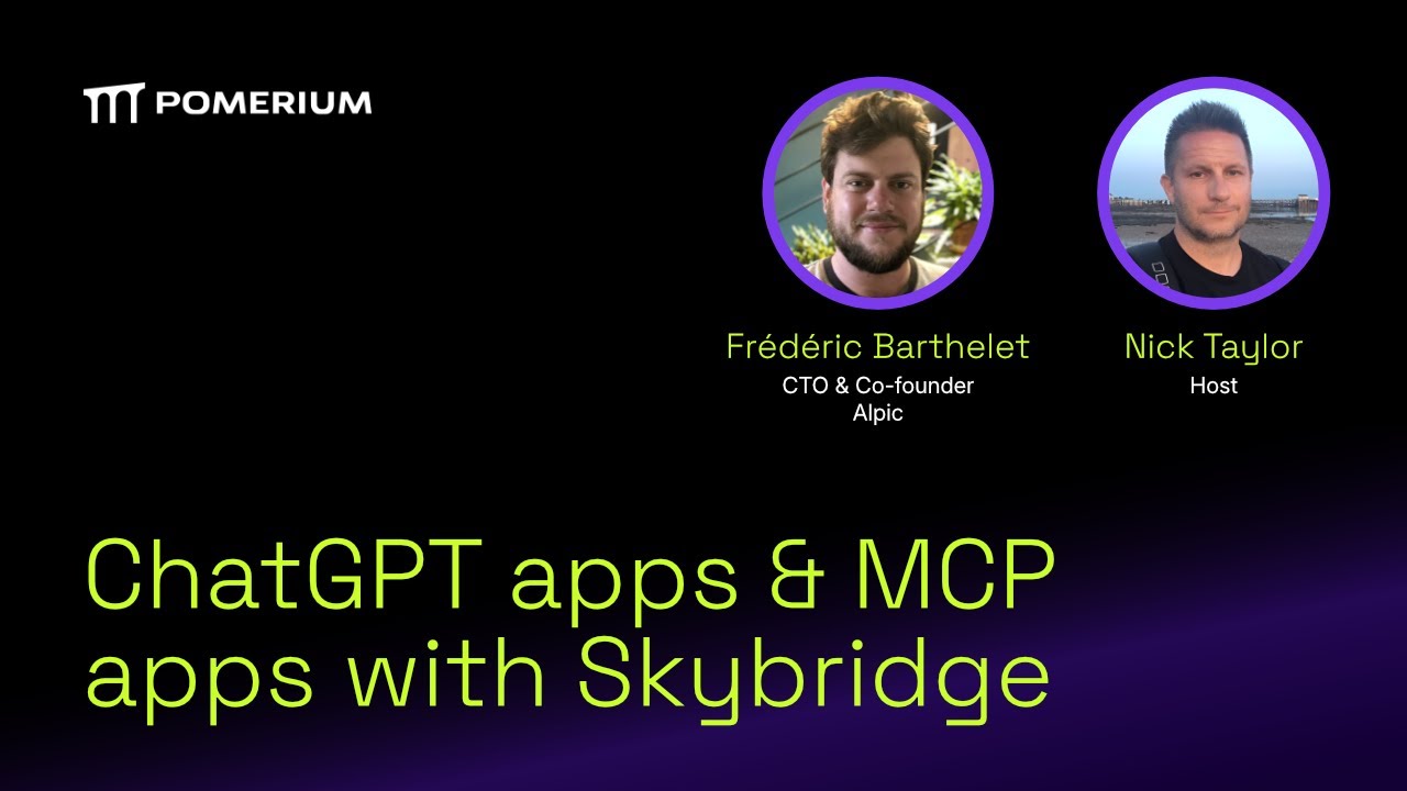 ChatGPT apps & MCP apps with Skybridge