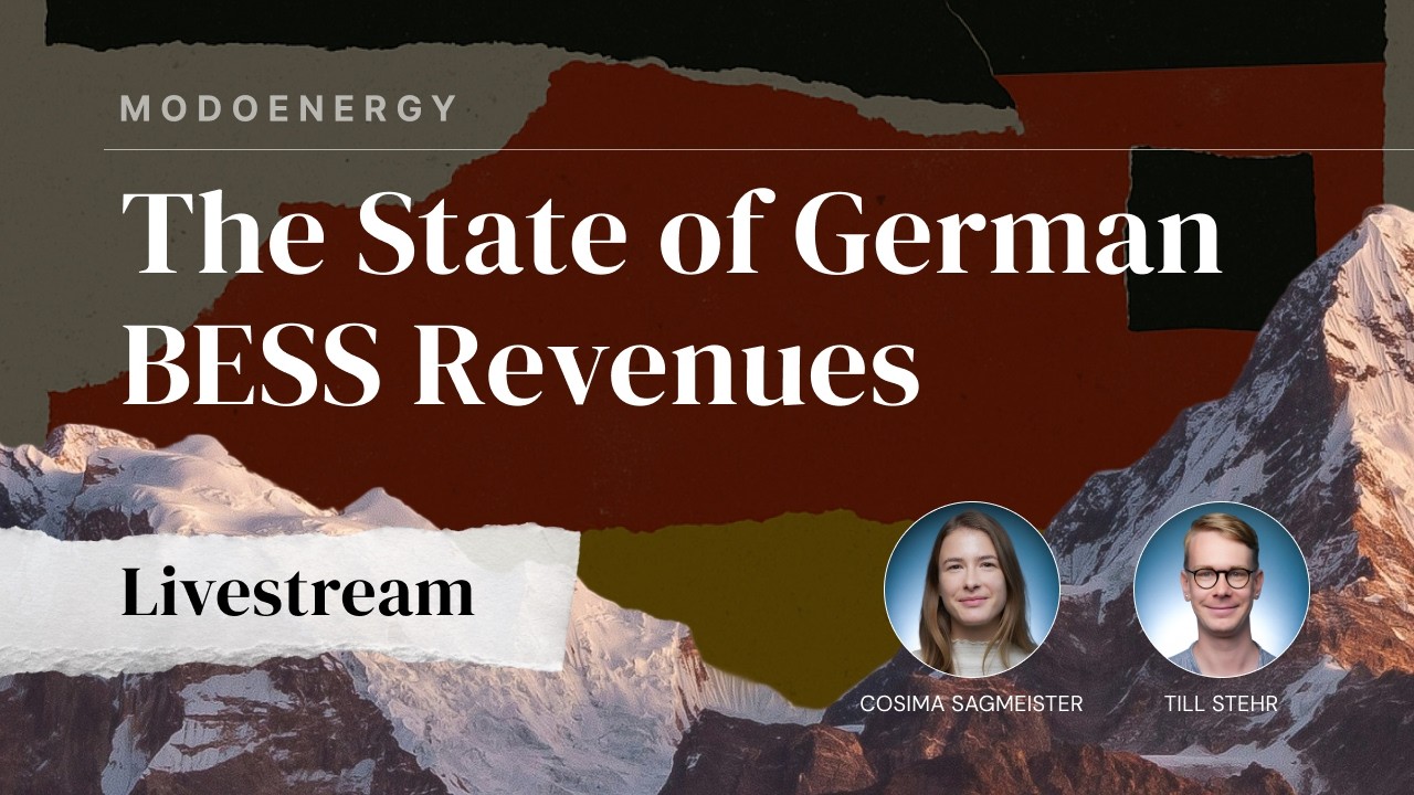 LIVESTREAM: The State of German BESS Revenues 2026