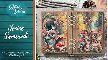 FBLive - 10-09-2025 - Jenine Siemerink - #HVAutumnCollageArtChallenge2025 - Challenge 2