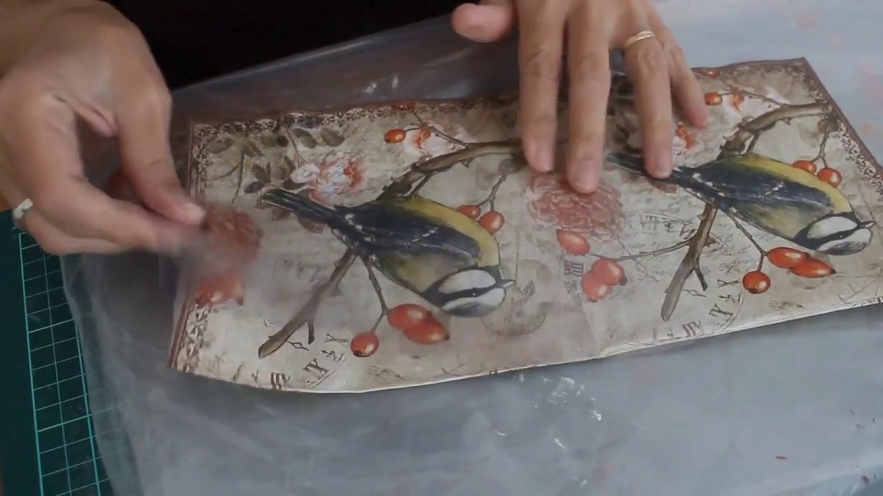 Cómo hacer símil trencadis con acetato - How to make faux trencadis on acetate