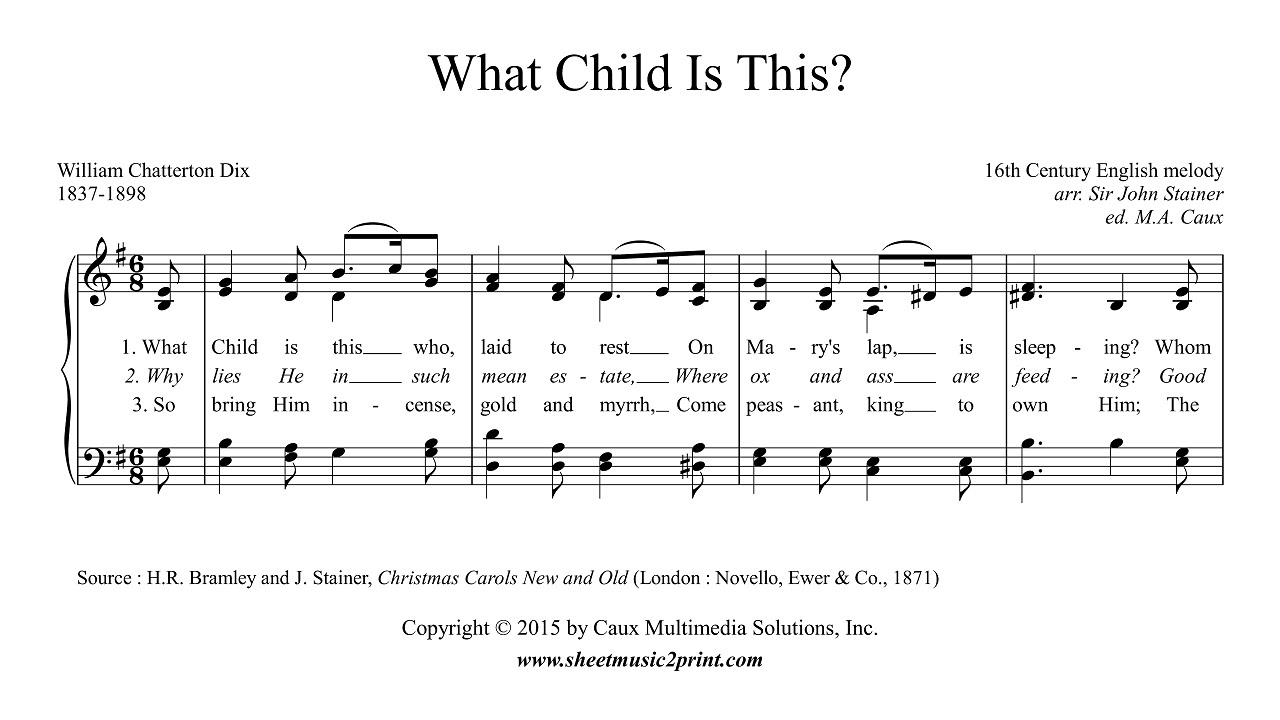 What Child Is This? - Piano - YouTube