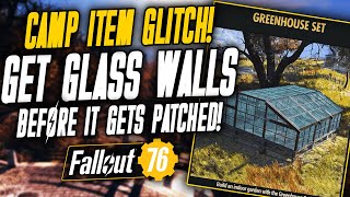 GET GLASS WALLS NOW in Fallout 76!