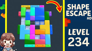 Shape Escape Level 234 Solution Walkthrough