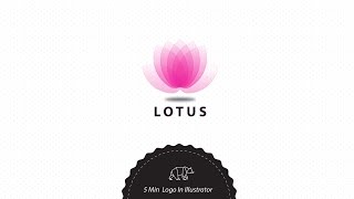 How To Create Lotus Logo in Illustrator Cs | The Design Student