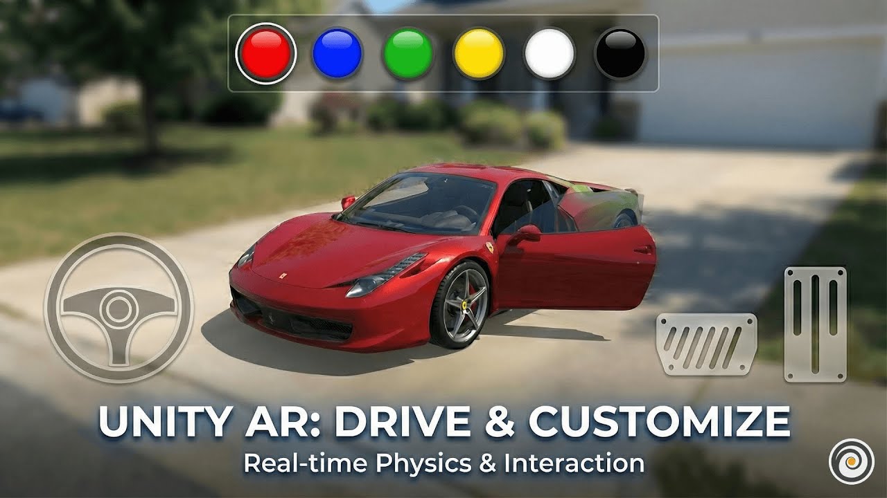 Realistic AR Car Controller in Unity (AR Foundation) - Steering ...