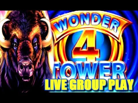 ★ LIVE $16 MAX BET WONDER 4 TOWER ★ $600 SLOT MACHINE GROUP PLAY