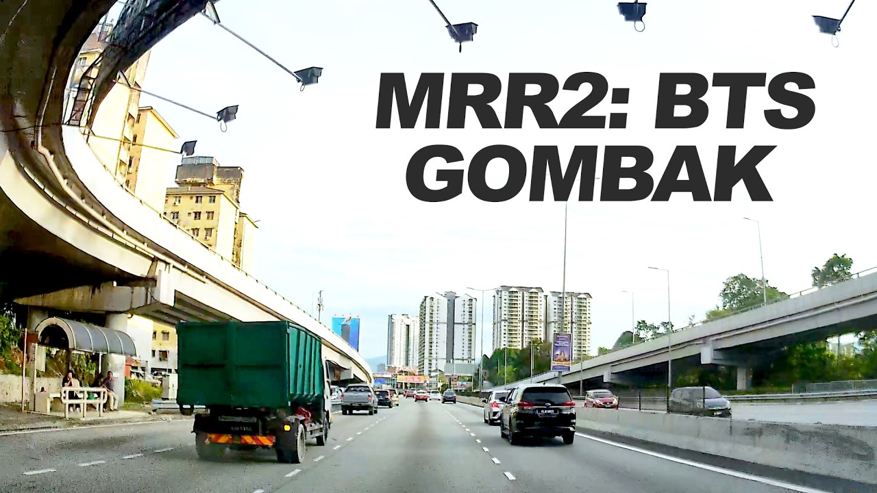 Kuala Lumpur / Selangor: Lebuhraya MRR2 - Bandar Tasik Selatan - Ampang - Gombak