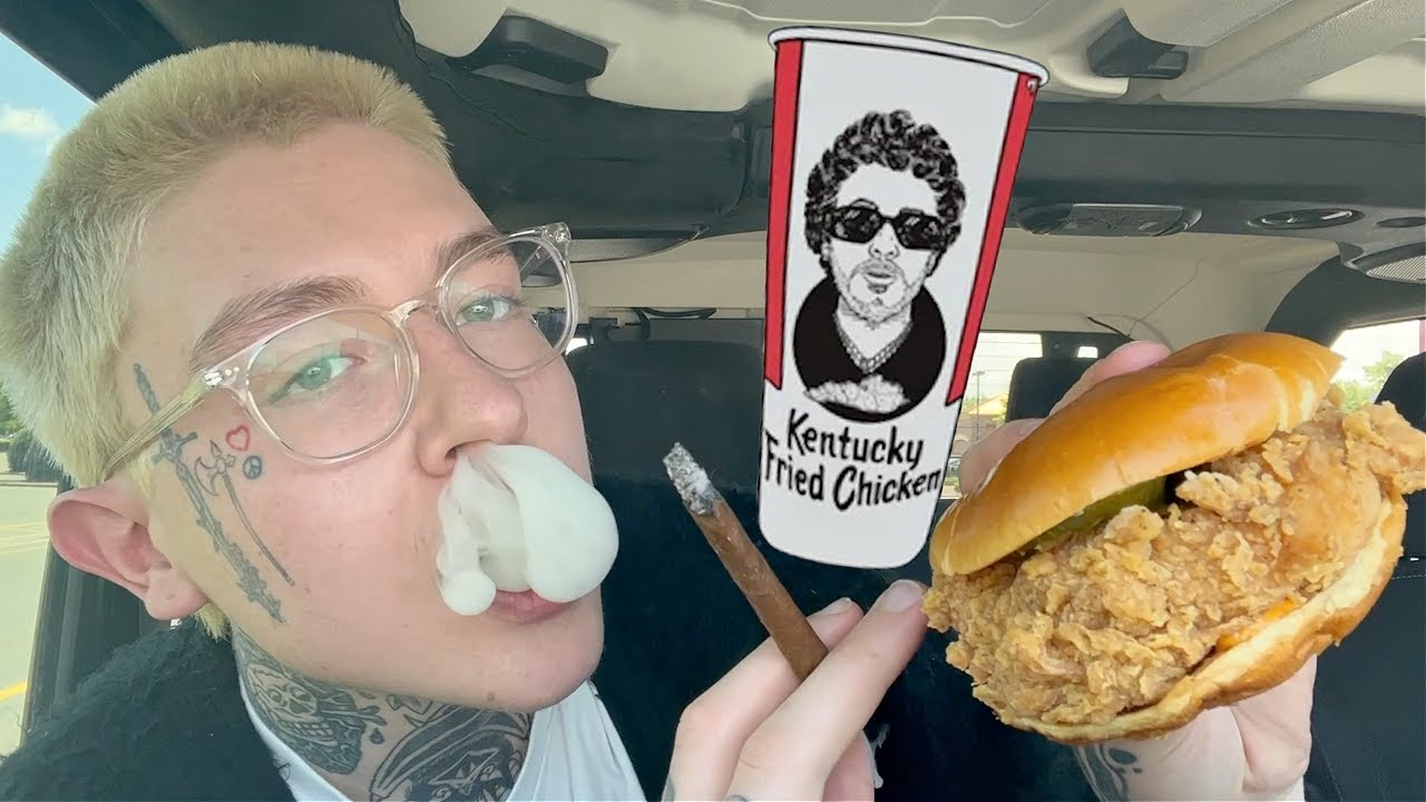 blunt hotbox + trying KFC Jack Harlow meal