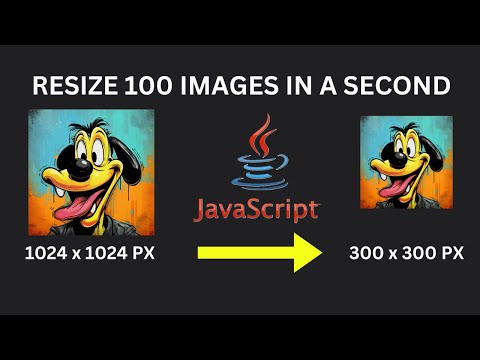 Resize Images Using Sharp | JavaScript | Node Js