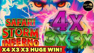 ⭐️HUGE WIN⭐️THEY LAUGHED AT ME BUT WHAT HAPPEN NEXT STUNNED THEM | SAFARI STORM INFERNO SLOT MACHINE screenshot 3