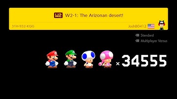 Super Mario Maker 2 – 4 Players Super Worlds Local Multiplayer (Co-Op) Walkthrough World 1, 2