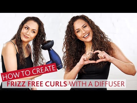 How To Diffuse Hair For Frizz Free Curls | VS Sassoon