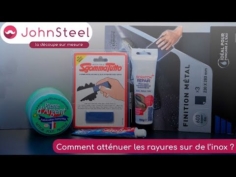 Comment atténuer les rayures sur de l&rsquo;inox ? 🛠️