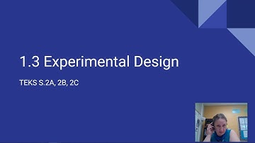 1-3 Experimental Design (Statistics)