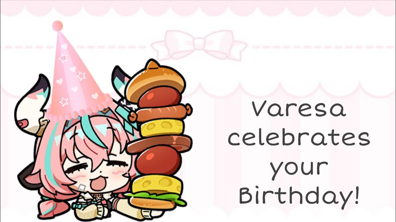 Varesa celebrates your Birthday ASMR
