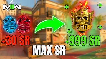 HOW TO GET MORE SR TO RANK UP FAST MW2 RANKED PLAY