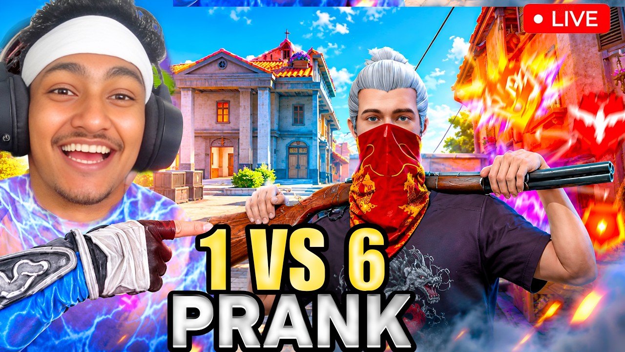 1 VS 6 PRANK 😊⭐🚀GO FOR 100K
