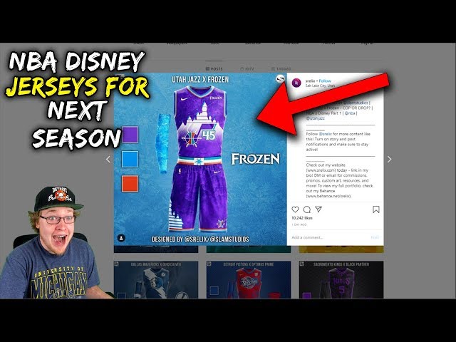 Harvey Jerseys - NBA Jerseys X Disney ! What do u think