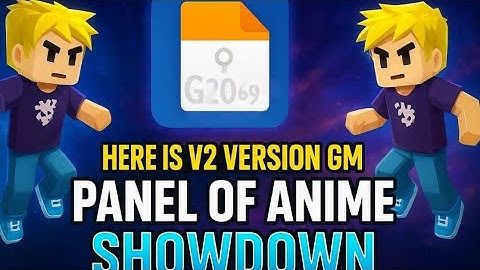 V2 version URL panel release in anime showdown Blockman GO