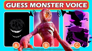 Guess the Voice of screamers from Monster DOORS | ROBLOX | Seek, Rush,figure,glitch...