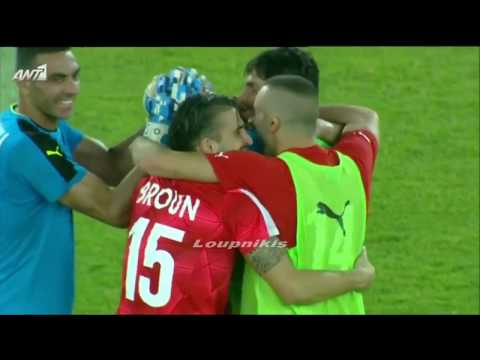 Χάποελ Μπερ Σεβά - Ολυμπιακός 1-0 Hapoel Be'er Sheva - Olympiacos Highlights 1-0 (CL) {3/8/2016}