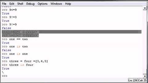 Python Programming Tutorial   23   Comparison Operators