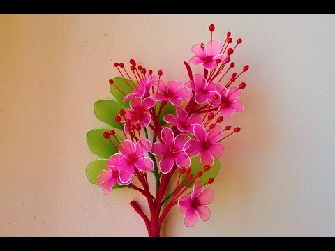 How to Make Easy and Beautiful Tissue Paper Flower Tutorial - Easy