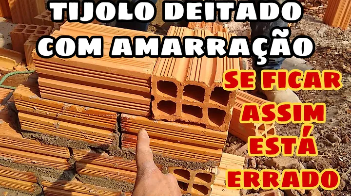 TIJOLO DEITADO DE FORMA PERFEITA NA AMARRAO