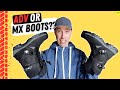 Adventure vs mx boots  which is the smarter choice