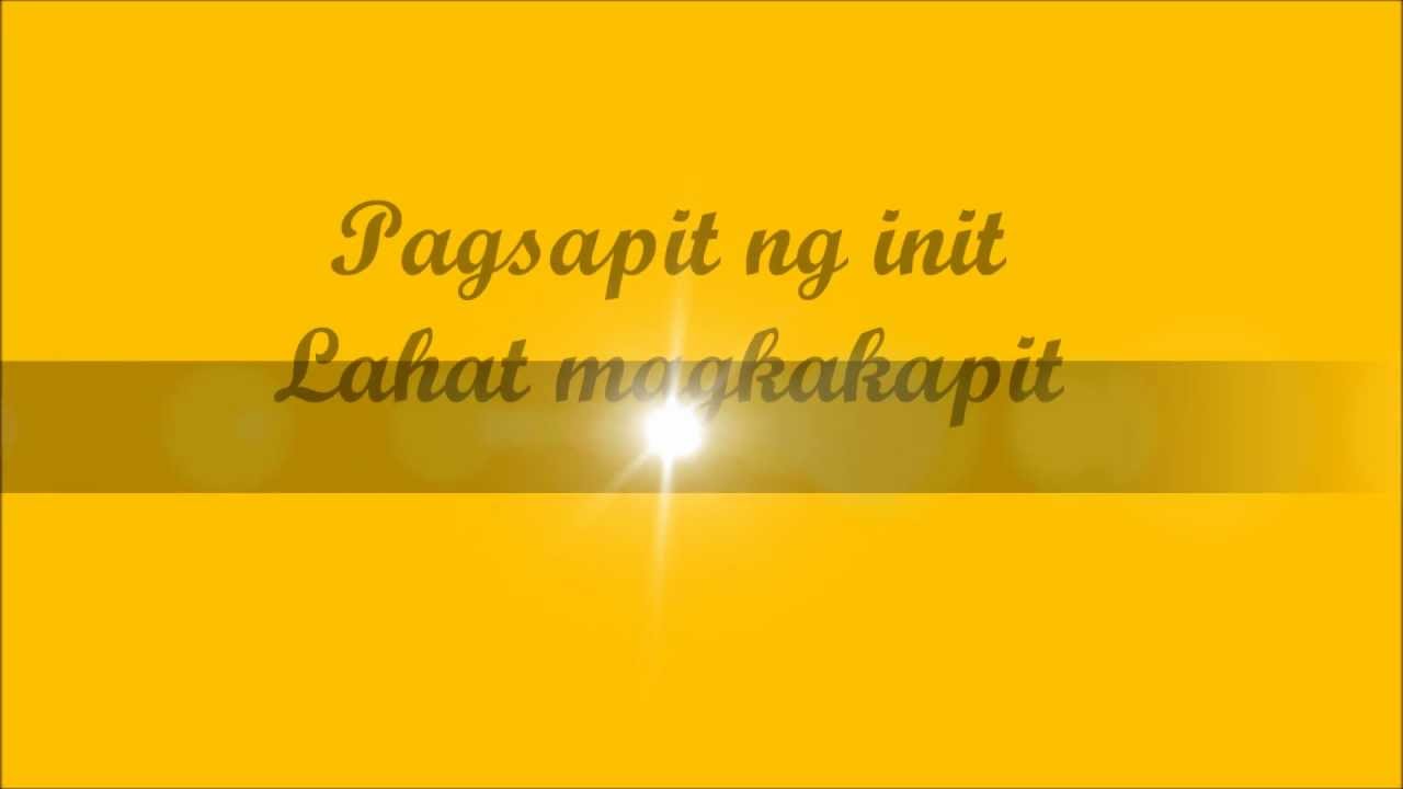 Pinoy Summer Da Best Forever  with Lyrics (ABS-CBN) summer ID 2012)