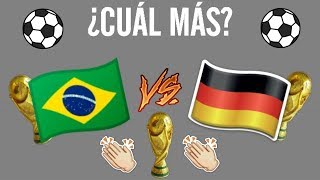 5 PAÍSES CON MÁS COPAS MUNDIALES / TOP 5 / CAPACIDAD MENTAL