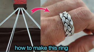 Twisted Silver Ring Makinghow Its Madejewelry Making