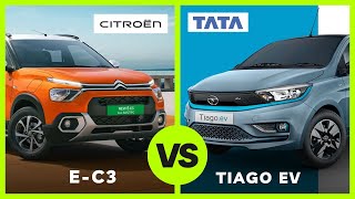 Tata Tiago ev VS Citroen C3 ev | Comparison | கார் விமர்சனம்