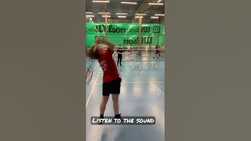 My Badminton Smash Sounds Like This #shorts