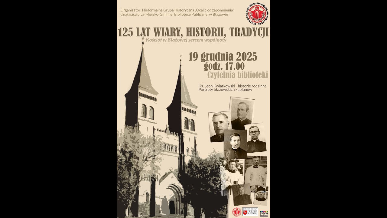 125 LAT KOŚCIOŁA PW. ŚW. MARCINA W BŁAŻOWEJ