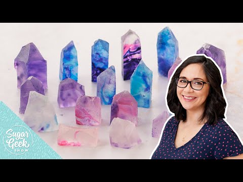 DIY Beautiful Gummy Candy Crystals! (Kohakutou Gems) 