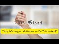 “Stop Waiting for Motivation — Do This Instead” #inspiration #mindset