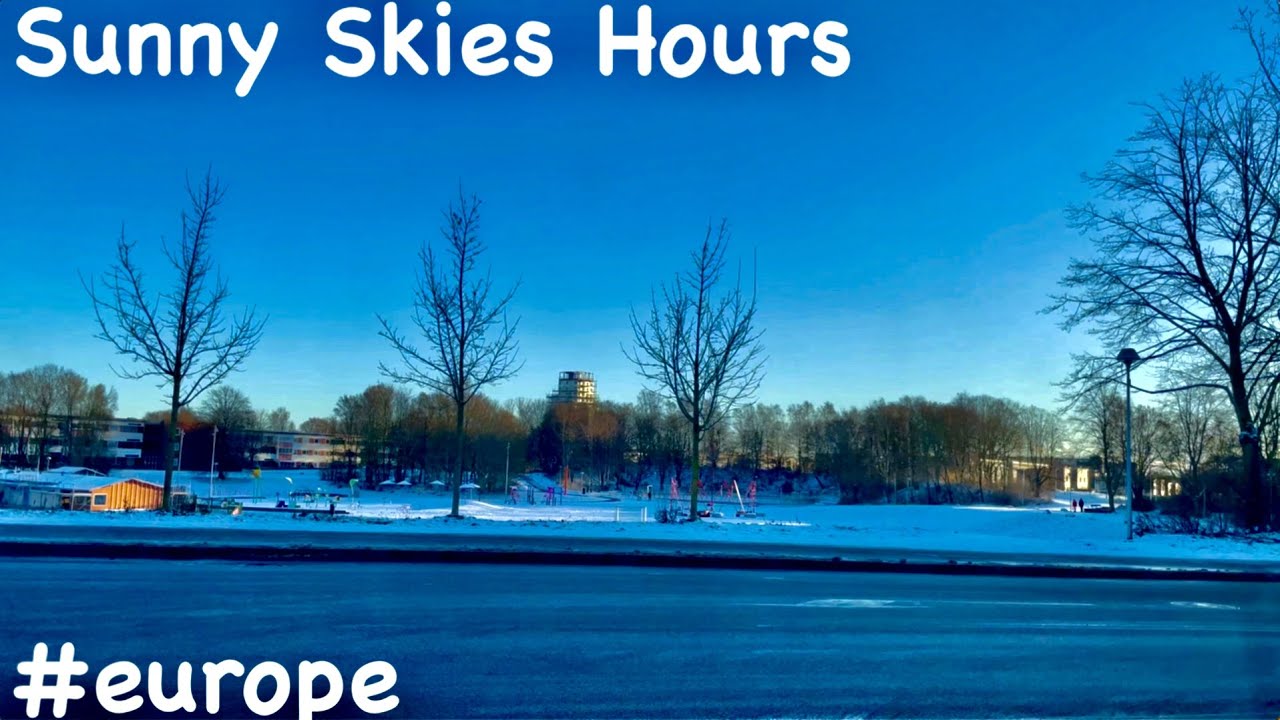 Beautiful Sunny Sky. Roaming around in SunLight #snow #sunlight