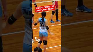 DOES ANYONE KNOW WHICH COUNTRY THIS PLAYER IS FROM?#volleyball #volleyballworld