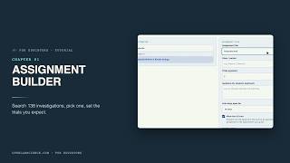 Assignment Builder — OpenLab Science for Educators
