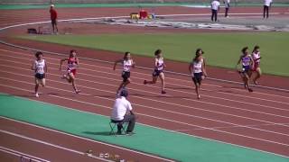 20161010静岡中部陸協記録会女子100m11組