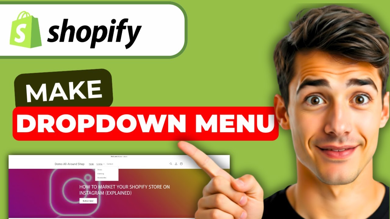 How To Create Drop-down Menus In Shopify (Easiest Way) (2026 Guide ...