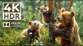 WILD BEAUTY 4K HDR Dolby Vision | with cinematic sound (Colorful Animal Life)