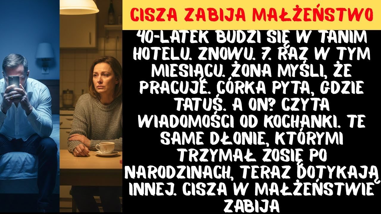 Uciekał od żony do tanich hoteli. Historia, która rozdziera serce
