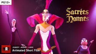 Funny CGI 3D Animated Short Film ** SACRED NUNS ** Animation by ISART DIGITAL Team [PG13] LGBTQ